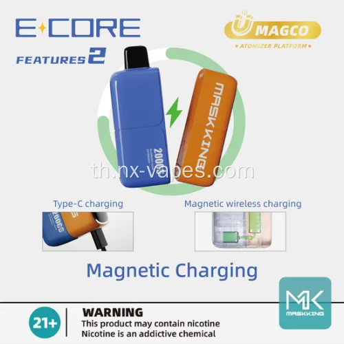 Maskking ECORE 20k พัฟแบบใช้แล้วทิ้ง